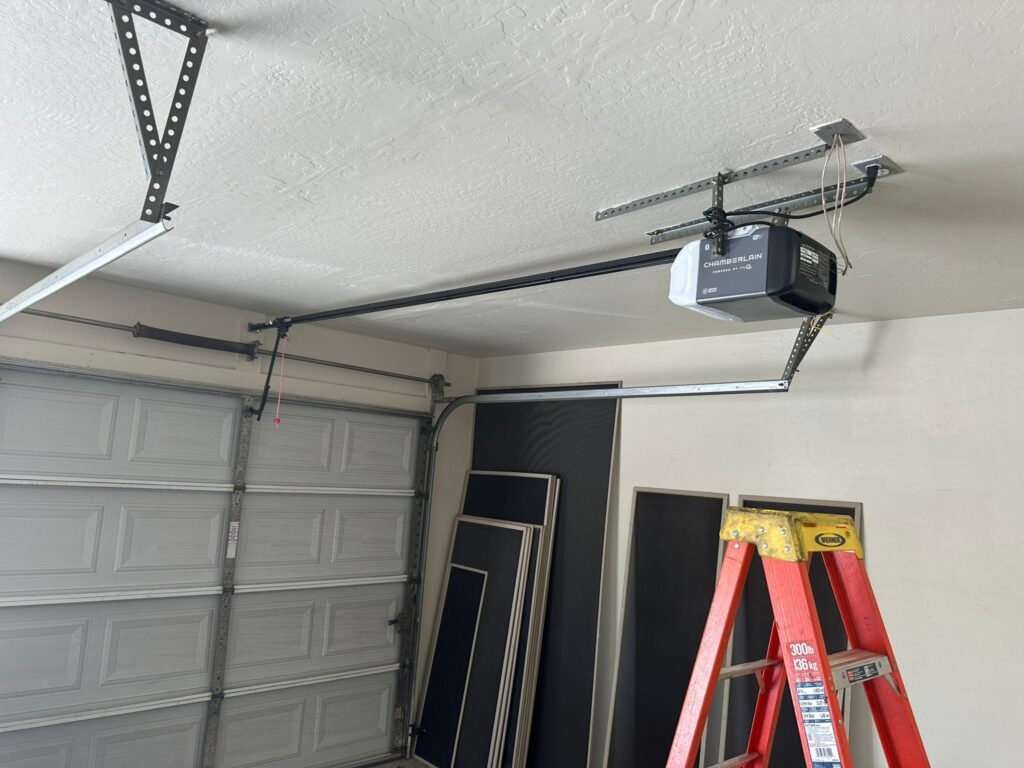 fixing a garage door